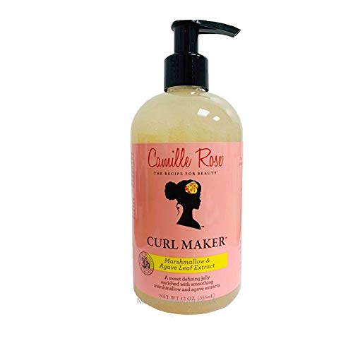 Camille Rose Natural Curl Maker - mascarillas para el cabello (Unisex, Dionized water, pectin, coco nucifera(coconut) oil, aloe barbadensis leaf juice, panthenol, ricinus)