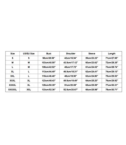 Camisa a Rayas para Hombre Promoción Moda Manga Larga Cuello Henry Regular Fit Shirt Hombres Básica Casual Blusa con Botón Camisas Tops Tallas Grandes Yvelands(Azul,L)