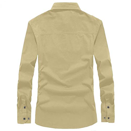 Camisas Casual Hombre Manga Larga, Covermason Camisa Casual otoñal para Hombres