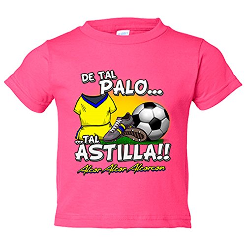 Camiseta niño de tal palo tal astilla Alcorcón fútbol - Rosa, 3-4 años