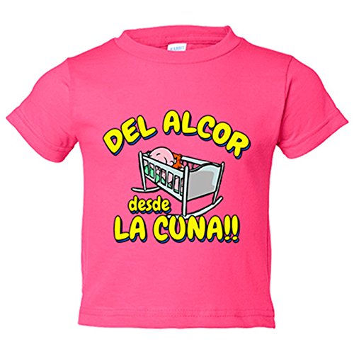 Camiseta niño del Alcor desde la cuna Alcorcón fútbol - Rosa, 3-4 años