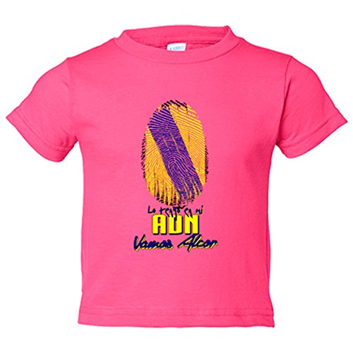 Camiseta niño lo tengo en mi ADN Alcorcón fútbol - Rosa, 3-4 años