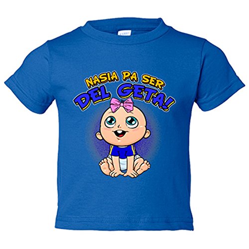 Camiseta niño nacida para ser del Geta Getafe fútbol - Azul Royal, 3-4 años