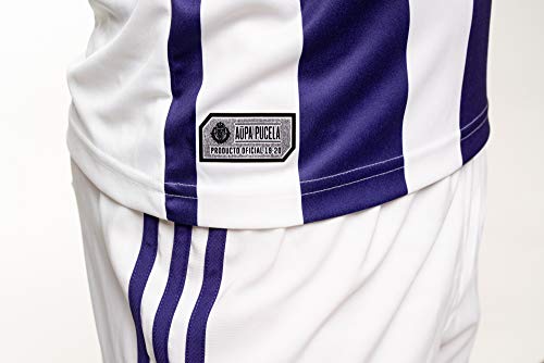 Camiseta oficial 1ª equipación del Real Valladolid C.F. Temporada 2019/20, Juventud unisex, Talla 152
