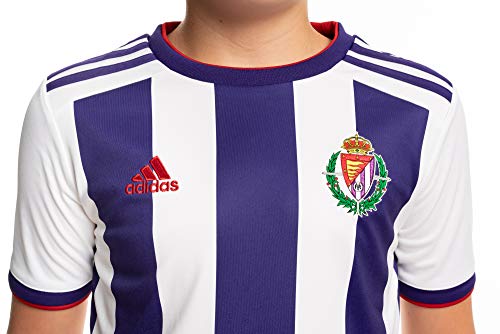 Camiseta oficial 1ª equipación del Real Valladolid C.F. Temporada 2019/20, Juventud unisex, Talla 152