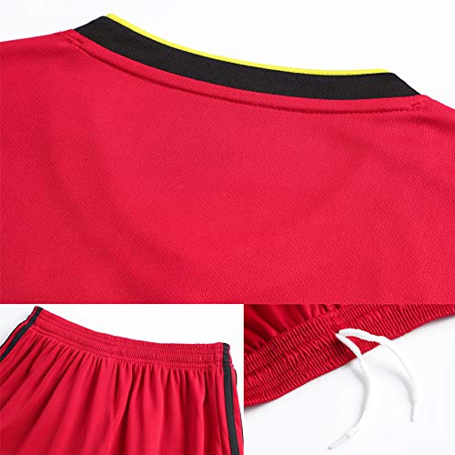 camisetas de fútbol Hombres y niños adultos, Hazard 10 Tielemans 8 Bruyne 7 camiseta de aficionados al fútbol, ​Trajes 2020 Uniformes del equipo Uniformes entrenamiento Con calcetines-Hazard 10-1