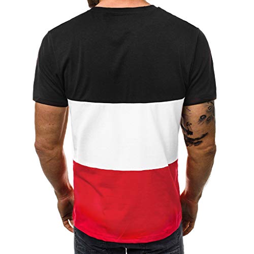 Camisetas Hombre Manga Corta Nuevo Promociones Blusa Impresión Tops Hombre Verano Reducción de Precio