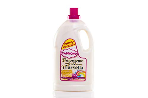 Capricho Detergente Líquido Lavadora con Jabón Natural de Marsella - 53 lavados - 4000 ml
