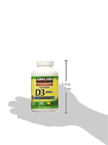 Cápsulas de vitamina D3 Costco 2000 UI Kirkland Signature