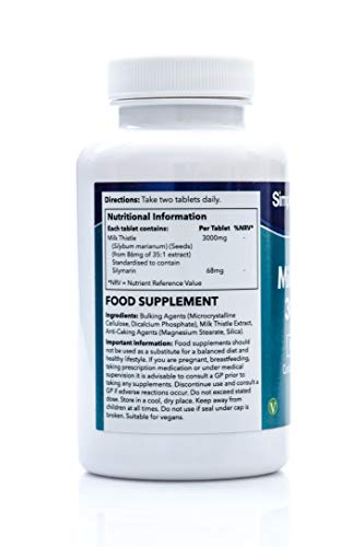 Cardo Mariano 3000mg - ¡Bote para 2 meses! - Apto para veganos - SimplySupplements