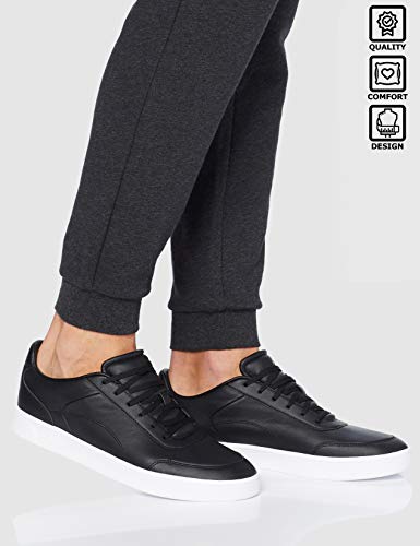 CARE OF by PUMA Zapatillas bajas en cuero para hombre, Negro Black, 44 EU