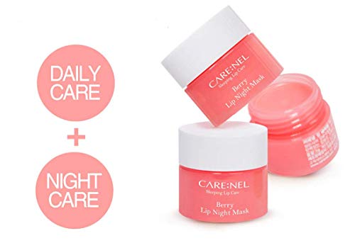 carenel coreano cosméticos Lip dormir máscara 5 G (3 Set)/mantener húmedo labios todo el día