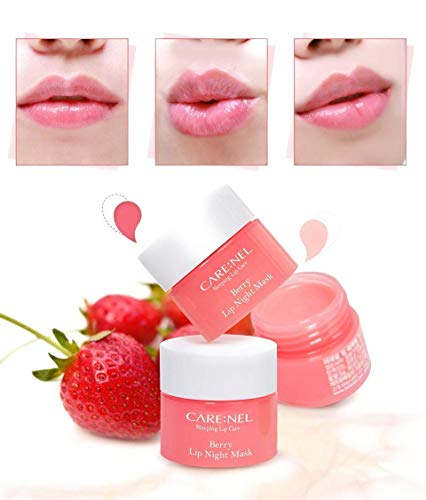 carenel coreano cosméticos Lip dormir máscara 5 G (3 Set)/mantener húmedo labios todo el día