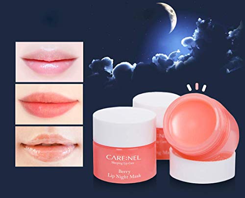 carenel coreano cosméticos Lip dormir máscara 5 G (3 Set)/mantener húmedo labios todo el día