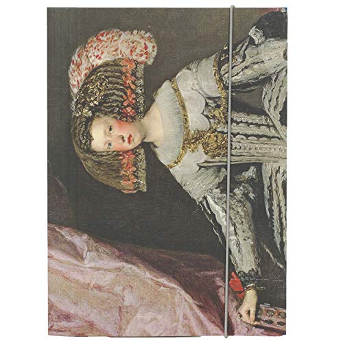 Carpeta Museo del Prado "La reina doña Mariana de Austria-Velázquez"