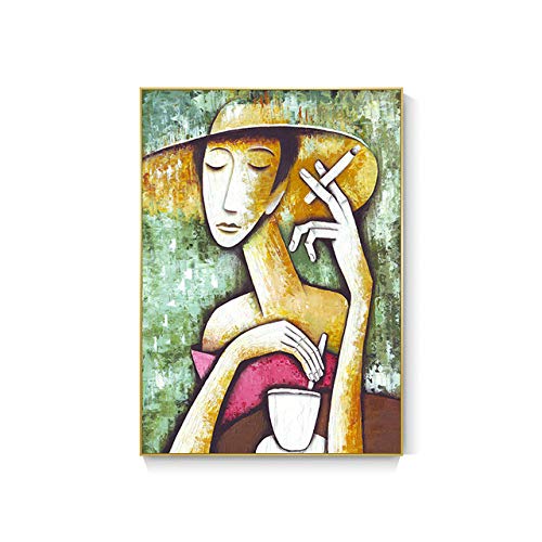 Cartel de pared de lienzo de belleza de arte moderno y grabado Sala de estar Entrada Decoración del hogar Mural 60X80 cm