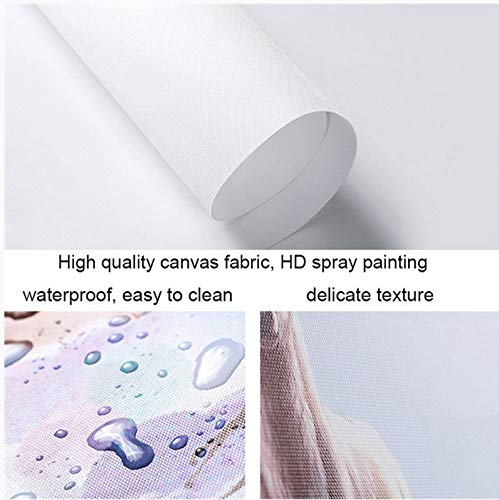 Cartel Maquillaje Pincel Belleza Arte de la pared Libros de moda Grabado Lienzo Pintura Rosa Perfume Imagen de la pared Decoración de la habitación de la niña 3 Piezas 40 * 50 Cm * 3 Sin marco