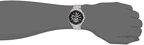 Casio EDIFICE Reloj en caja sólida, 10 BAR, Negro, para Hombre, con Correa de Acero inoxidable, EFR-539D-1AVUEF