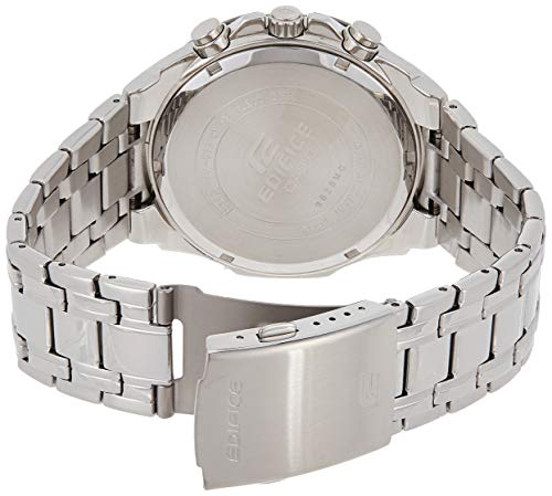Casio EDIFICE Reloj en caja sólida, 10 BAR, Negro, para Hombre, con Correa de Acero inoxidable, EFR-539D-1AVUEF
