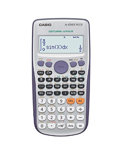 Casio FX-570ES PLUS - Calculadora científica 80 x 162 x 13.8 mm, plata/azul