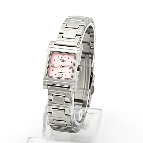 Casio LTP-1237D-4ADF - Reloj (Reloj de Pulsera, Acero Inoxidable, Acero Inoxidable, Acero Inoxidable, Mineral, Rectángulo)
