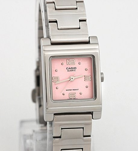 Casio LTP-1237D-4ADF - Reloj (Reloj de Pulsera, Acero Inoxidable, Acero Inoxidable, Acero Inoxidable, Mineral, Rectángulo)