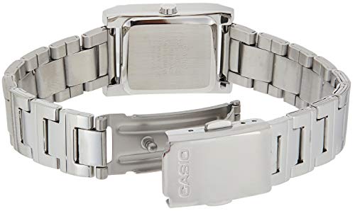 Casio LTP-1237D-4ADF - Reloj (Reloj de Pulsera, Acero Inoxidable, Acero Inoxidable, Acero Inoxidable, Mineral, Rectángulo)