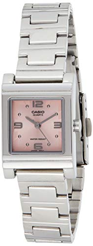 Casio LTP-1237D-4ADF - Reloj (Reloj de Pulsera, Acero Inoxidable, Acero Inoxidable, Acero Inoxidable, Mineral, Rectángulo)