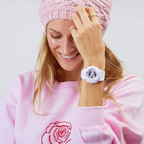 Casio Reloj Analogico-Digital para Mujer de Cuarzo con Correa en Resina BA-110-4A2ER