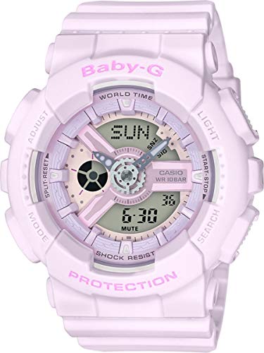 Casio Reloj Analogico-Digital para Mujer de Cuarzo con Correa en Resina BA-110-4A2ER