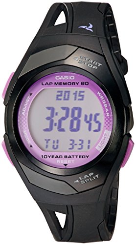 Casio STR-300-1C - Reloj (Reloj de Pulsera, Polímero, Negro, Polímero, Negro, Alrededor)