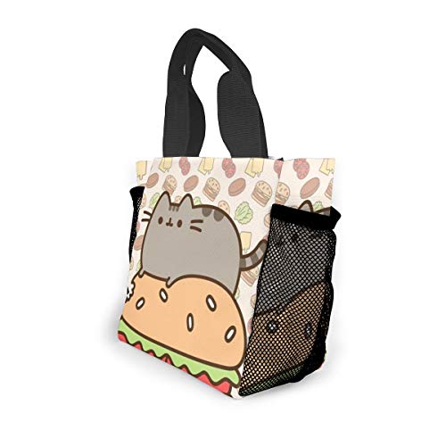 Cat Burger - Bolso de mujer a la moda, bolsa reutilizable para la compra con luz de alta capacidad