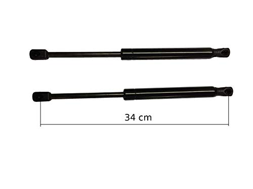 CD Pack 2 pistones para bisagra de canapé abatible. Sistema de fijación de Clip (Canapé de 150cm - Fuerza 1250N)