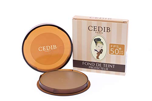Cedib Paris Maquillaje Crema Protector Fps 50+, Fond De Teint Protecteur, Velours 15 g