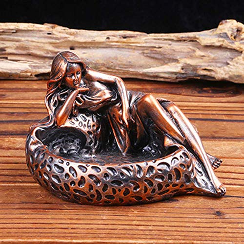 Cenicero de Resina de la Bella y la Bestia cenicero Creativo decoración del hogar Boquilla Creativa Sexy Sexy piernas largas