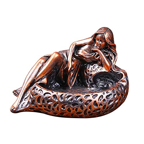 Cenicero de Resina de la Bella y la Bestia cenicero Creativo decoración del hogar Boquilla Creativa Sexy Sexy piernas largas