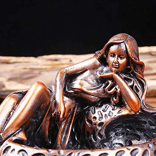 Cenicero de Resina de la Bella y la Bestia cenicero Creativo decoración del hogar Boquilla Creativa Sexy Sexy piernas largas