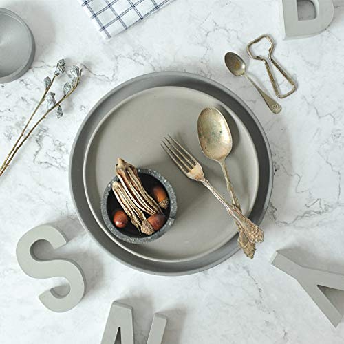 Cenicero Larga duración Negro terrazo de Cemento Creativo de la Manera de la Personalidad del hogar Sala