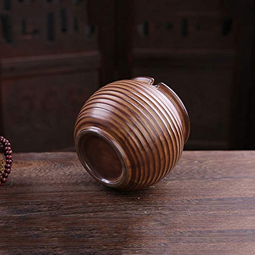 Cerámica la vendimia Ceniceros florero,creativo profundo agujero en forma de rosca de la botella Caso a prueba de viento Cenicero, Cenicero titular for el fumador,cigarrillo Cenicero inter o al aire