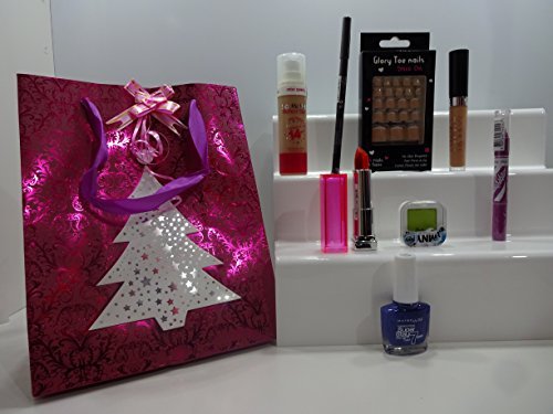 Cesta de maquillaje para regalo de 12 piezas de Clearance ~ – Envuelto para regalo – mezcla de marcas de maquillaje cesta de regalo para ella