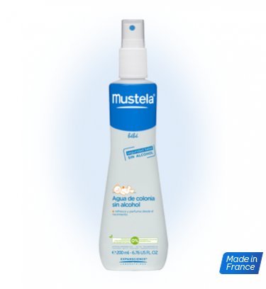 Cesta productos Mustela rosa