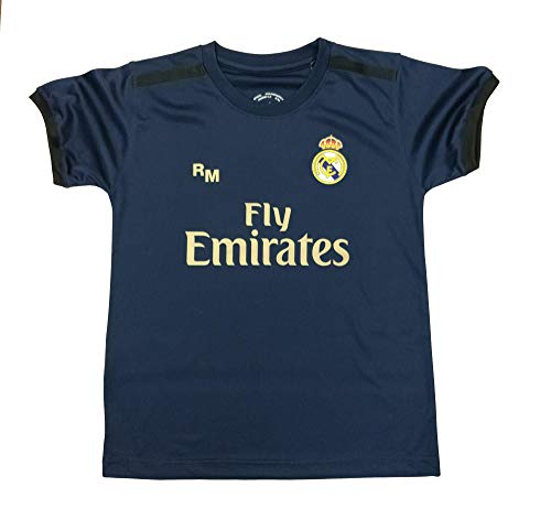 Champion's City Kit - Personalizable - Camiseta y Pantalón Infantil Segunda Equipación - Real Madrid - Réplica Autorizada