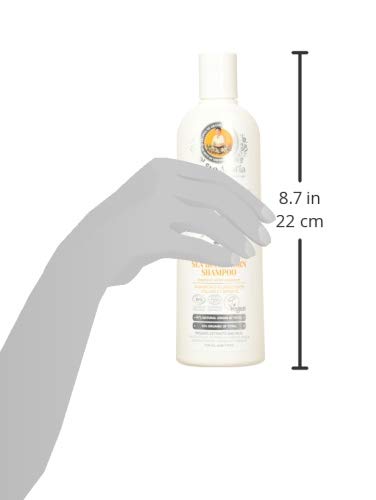 Champú de espino de sándalo orgánico White, 280 ml.