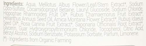 Champú de espino de sándalo orgánico White, 280 ml.