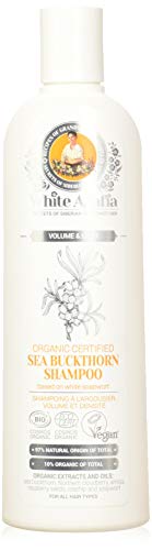 Champú de espino de sándalo orgánico White, 280 ml.