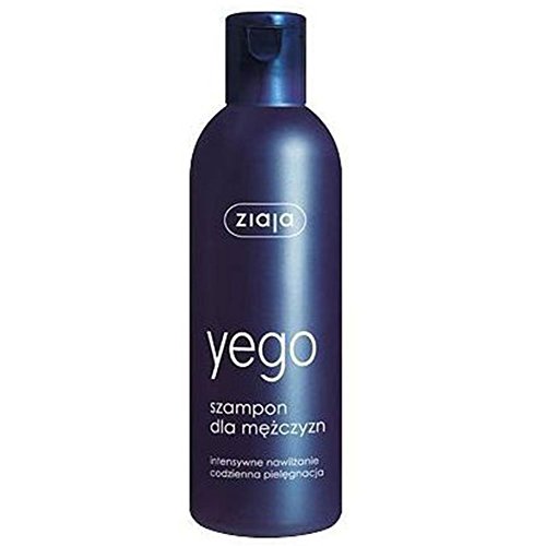 Champú de uso diario Yego de Ziaga (300 ml), complejo para el cuidado de la piel para hombres