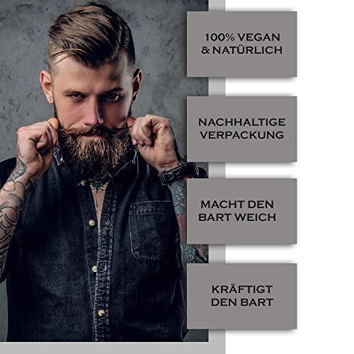 Champú para barba Sir Simoki Gentleman Care since 1985 – Jabón de barba 100% vegano & natural cuidado de la barba con aroma único y efecto de cuidado