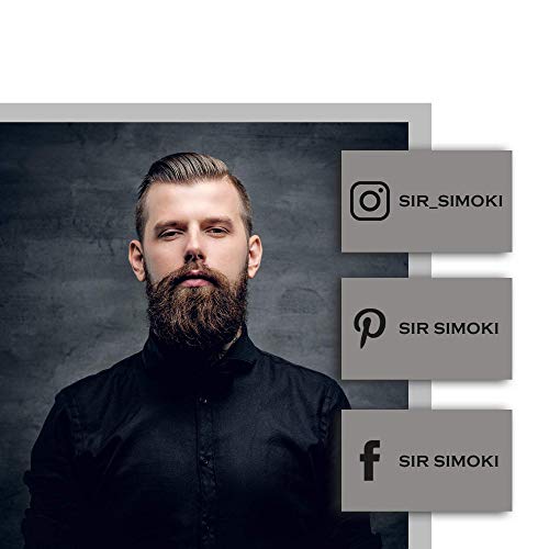 Champú para barba Sir Simoki Gentleman Care since 1985 – Jabón de barba 100% vegano & natural cuidado de la barba con aroma único y efecto de cuidado