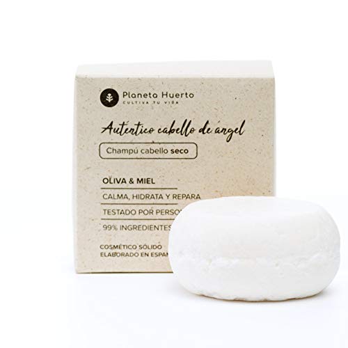 Champú sólido hidratante Oliva y Miel Planeta Huerto 85 g