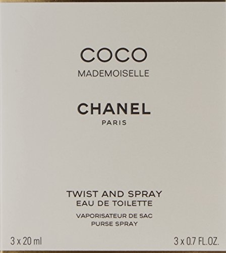 Chanel Coco Mademoiselle Edt Vapo Twist & Spray 3 X 20 Ml 1 Unidad 60 ml